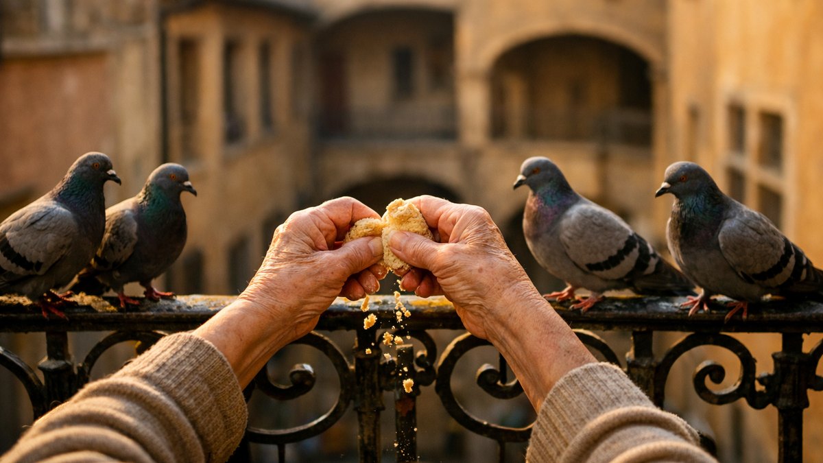 À 74 ans, elle nourrit les pigeons chaque matin sur son balcon lyonnais : un courrier du syndic glissé sous sa porte évoque une amende de 450 euros