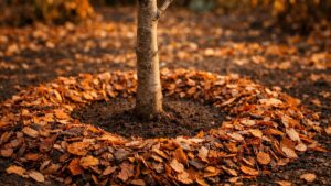 Arbre planté en octobre : pourquoi une couche de paillis de 8 centimètres peut décider de sa survie pendant tout l'hiver au jardin