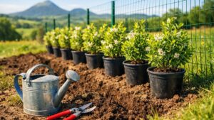 Elle attend le printemps pour planter sa haie en pots près de Clermont : sa voisine a payé moitié moins, et ses arbustes ont mieux repris