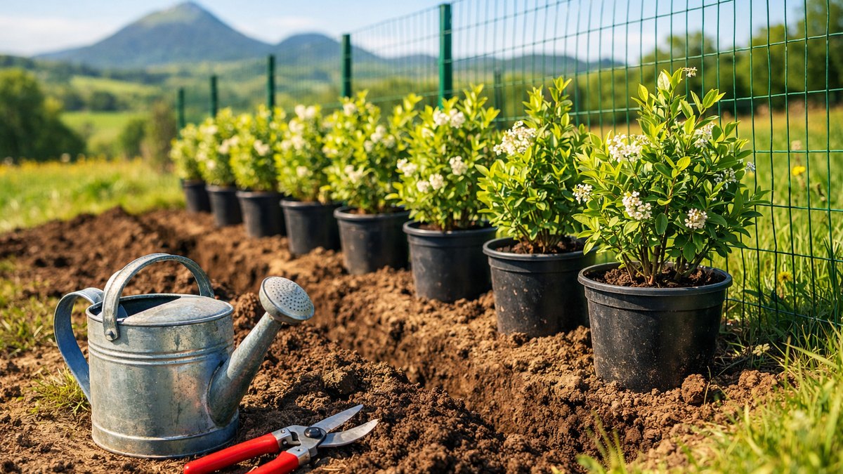 Elle attend le printemps pour planter sa haie en pots près de Clermont : sa voisine a payé moitié moins, et ses arbustes ont mieux repris