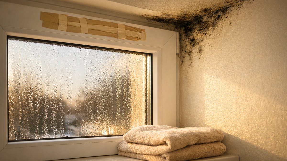 Elle bouche au scotch les grilles de ses fenêtres près de Saint-Étienne : en décembre, des taches noires montent dans les angles de sa chambre