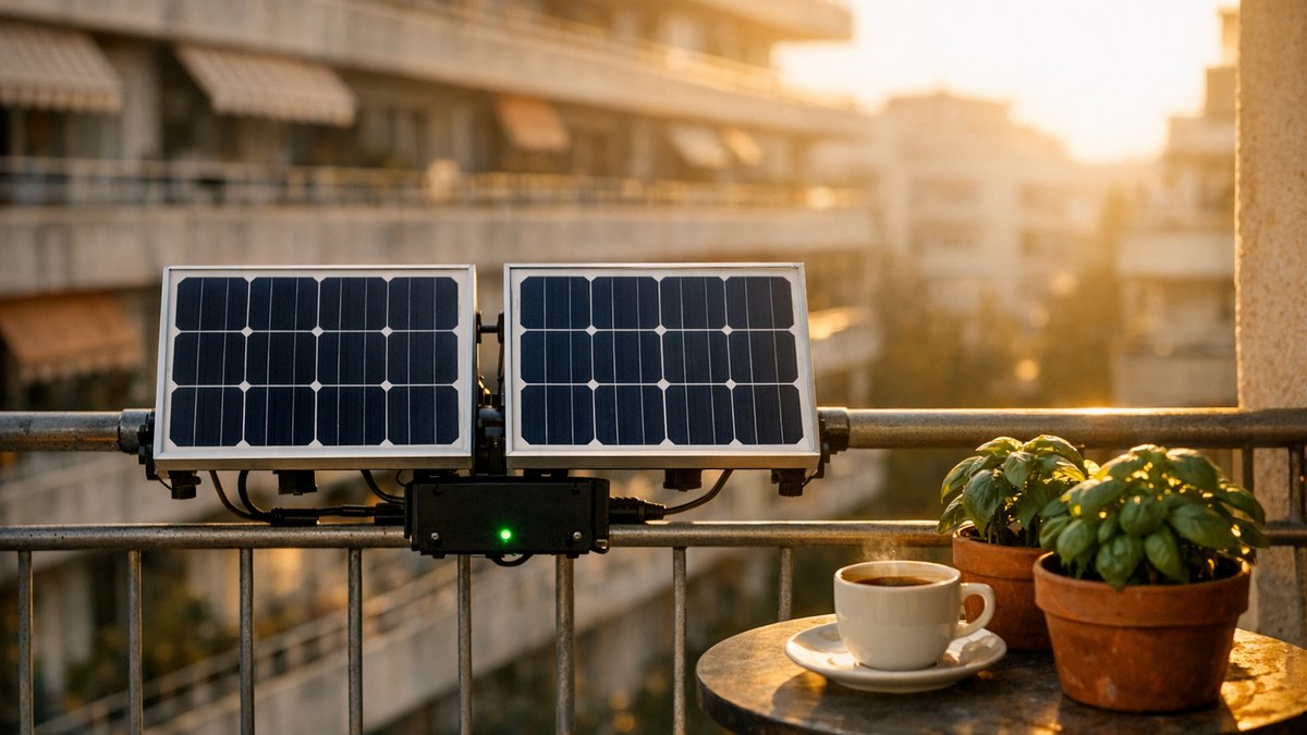 Elle branche deux panneaux solaires sur la prise de son balcon : trois semaines plus tard, une voisine électricienne lui parle d'Enedis