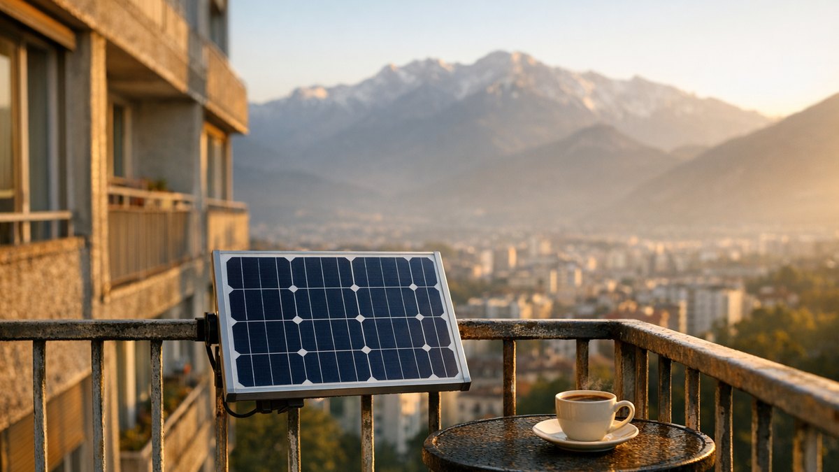 Elle branche un kit solaire de balcon sur sa prise à Grenoble : un mois plus tard, son syndic et Enedis lui écrivent le même jour