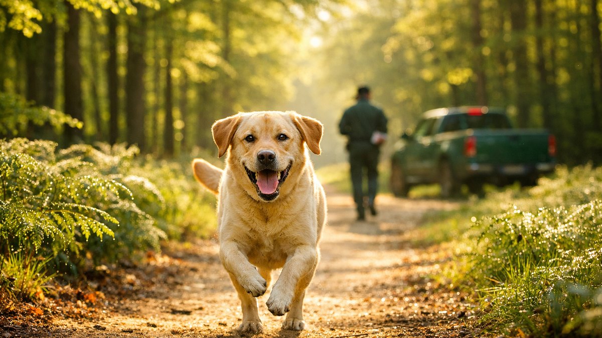 Elle détache son labrador dans une forêt domaniale un matin de mai : au détour d'un chemin, un agent de l'ONF sort son carnet