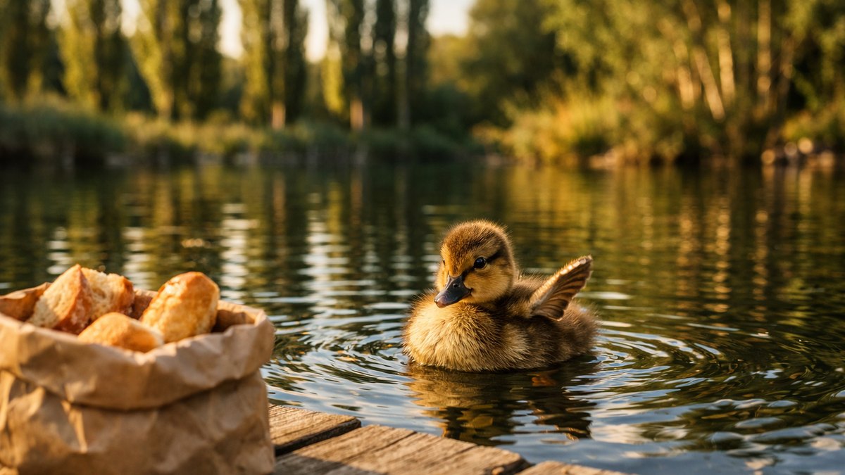 Elle emmène ses petits-enfants nourrir les canards chaque mercredi près de Bourges : un jeune caneton traîne désormais une aile tordue vers le ciel
