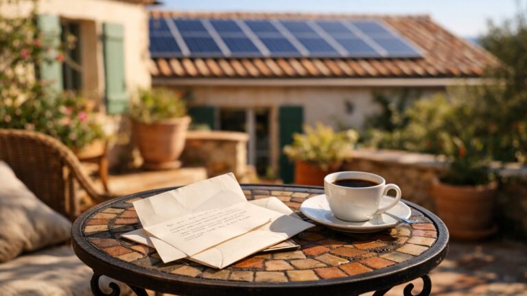 Elle fait poser six kilowatts-crête de panneaux sur son toit près de Perpignan : en septembre, le relevé de l'été affiche à peine quarante euros