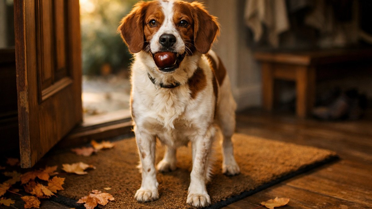 Elle laisse son chien rapporter des fruits bruns du parc chaque matin : un soir d'octobre, le vétérinaire prononce un nom qu'elle ne connaissait pas