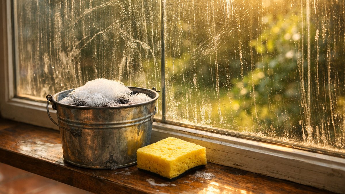 Elle lave ses vitres au savon noir un après-midi de septembre : le lendemain matin, chaque carreau du salon est zébré de traînées grasses