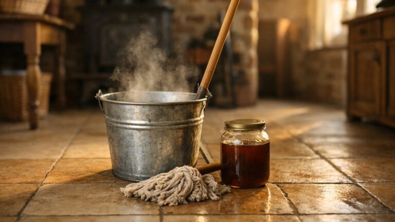 Elle lave son carrelage au savon noir chaque semaine depuis le printemps : en octobre, ses chaussons collent au sol de la cuisine