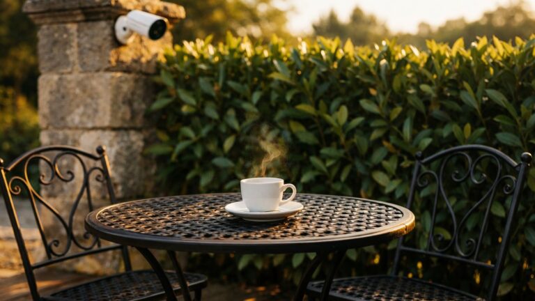 Elle prend son café sur sa terrasse près d'Angers chaque matin : trois semaines plus tard, elle découvre l'objectif braqué sur sa table