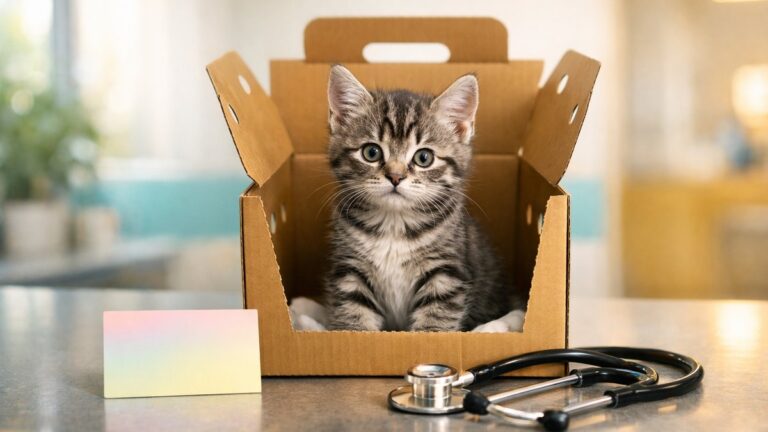 Elle récupère un chaton chez sa voisine à Clermont-Ferrand : chez le vétérinaire, on lui réclame une carte qu'elle n'a jamais vue