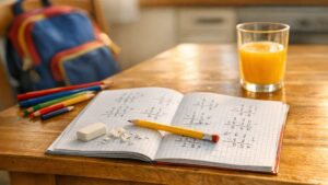 Elle répète à sa fille de neuf ans qu'elle est très intelligente : en novembre, la petite refuse net les exercices difficiles