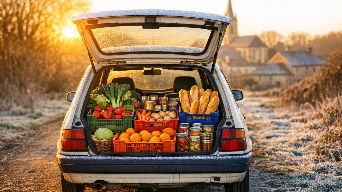 Elle roule quarante kilomètres chaque samedi pour l'épicerie solidaire de Tours : une autre bénévole lui montre ce qu'elle laisse filer chaque année
