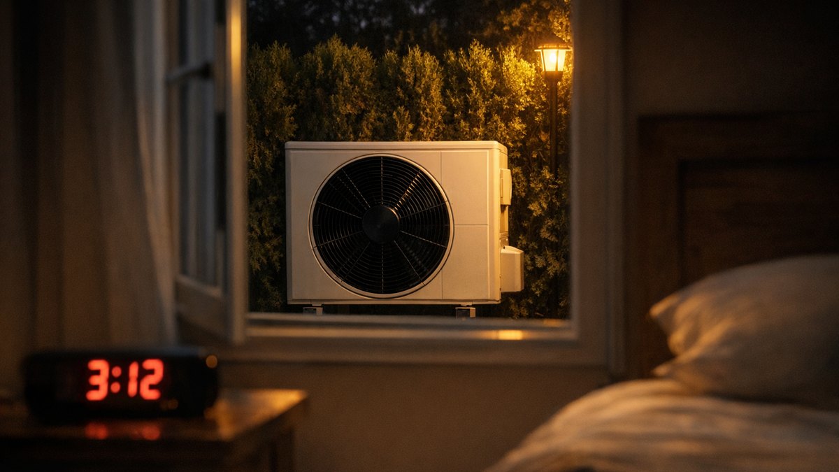 Elle se réveille chaque nuit à trois heures depuis octobre : la pompe à chaleur du voisin tourne à trois mètres de sa fenêtre de chambre