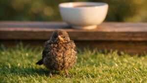 Elle trouve un jeune merle sautillant sur sa pelouse en mai : au téléphone, le centre de soins lui demande de le reposer dans l'herbe