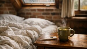 Il attend la Toussaint depuis la rentrée près d'Amiens : le deuxième matin au gîte, il se réveille fiévreux et courbaturé