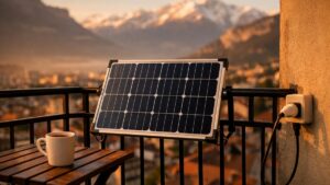 Il branche un kit solaire de 400 watts sur son balcon grenoblois : trois semaines plus tard, un courrier d'Enedis arrive dans sa boîte