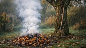 Il brûle ses feuilles mortes au fond du jardin comme son père : un voisin lui parle d'une amende de 450 euros glissée sous la haie