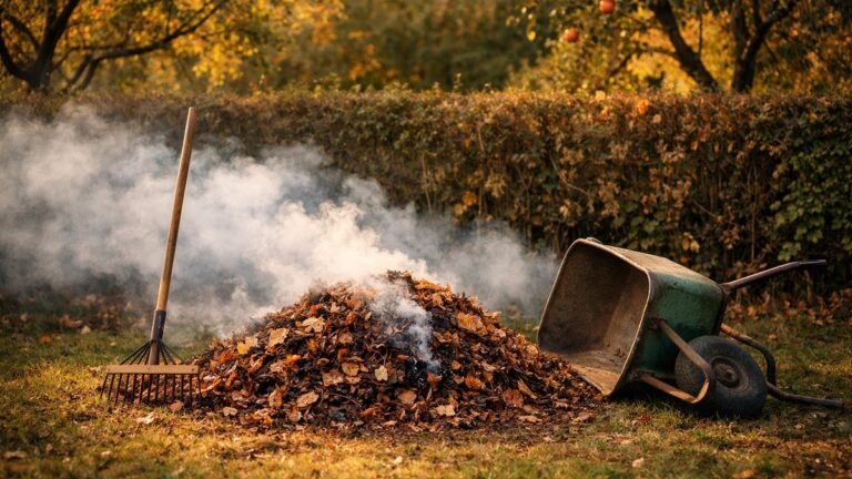 Il brûle ses feuilles mortes au fond du jardin près d'Auxerre : le lendemain matin, le garde champêtre sonne et parle de 450 euros