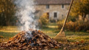 Il brûle ses feuilles mortes un samedi d'octobre en Dordogne comme chaque année : le lundi, un courrier de la mairie parle d'une amende