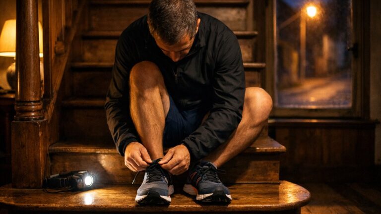 Il chausse ses baskets chaque matin à six heures près de Lorient : trois semaines plus tard, deux jours manqués suffisent à tout arrêter