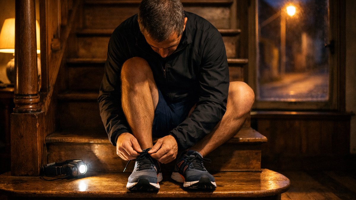Il chausse ses baskets chaque matin à six heures près de Lorient : trois semaines plus tard, deux jours manqués suffisent à tout arrêter