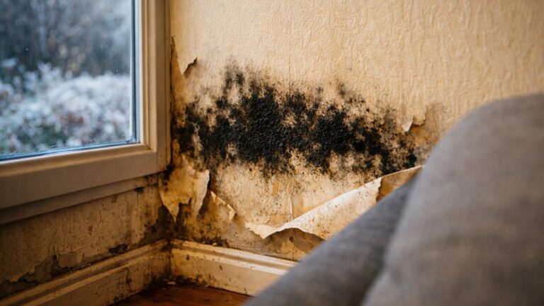 Il coupe les radiateurs des chambres de ses enfants partis près de Saint-Étienne : en décembre, une tache noire grimpe sur le mur du salon