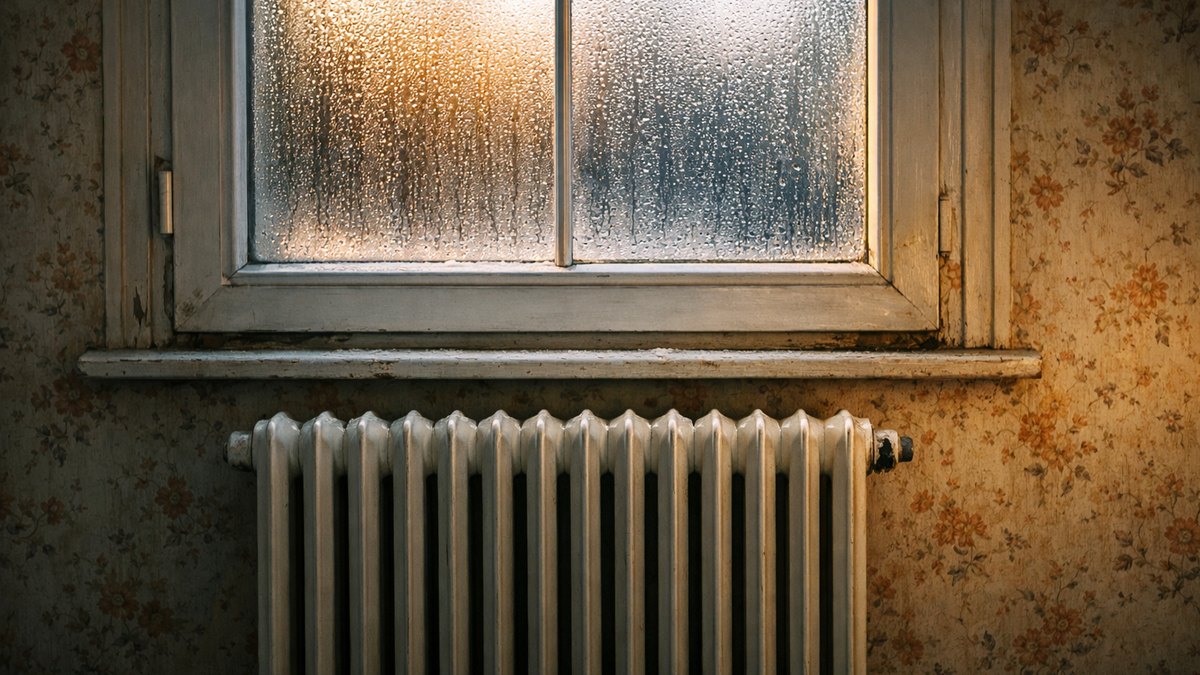 Il coupe les radiateurs des chambres vides de ses enfants partis : en janvier, la facture baisse à peine et les murs se mettent à perler