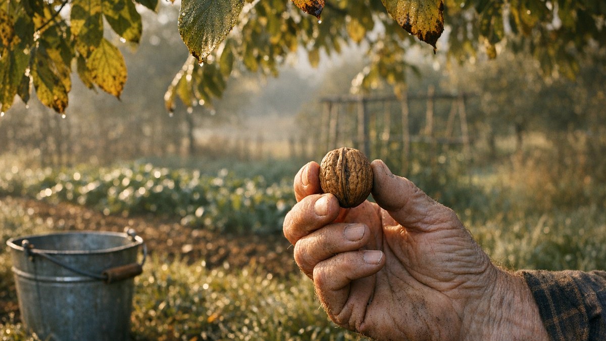 Il cueille depuis douze ans les noix du noyer qui dépasse sur son jardin : cet automne, son voisin lui réclame les deux paniers de la récolte