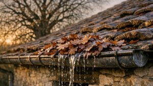 Il envoie chaque novembre la facture de ses gouttières bouchées au voisin du chêne : trois semaines plus tard, la réponse tient en une seule phrase