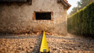 Il fait percer une fenêtre dans le pignon pour éclairer son escalier : son voisin revient le lendemain avec un mètre ruban jaune