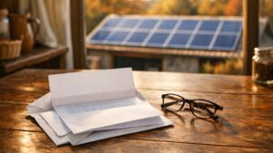 Il fait poser douze panneaux solaires sur son toit pour revendre son surplus : le contrat signé affiche quatre centimes le kilowattheure
