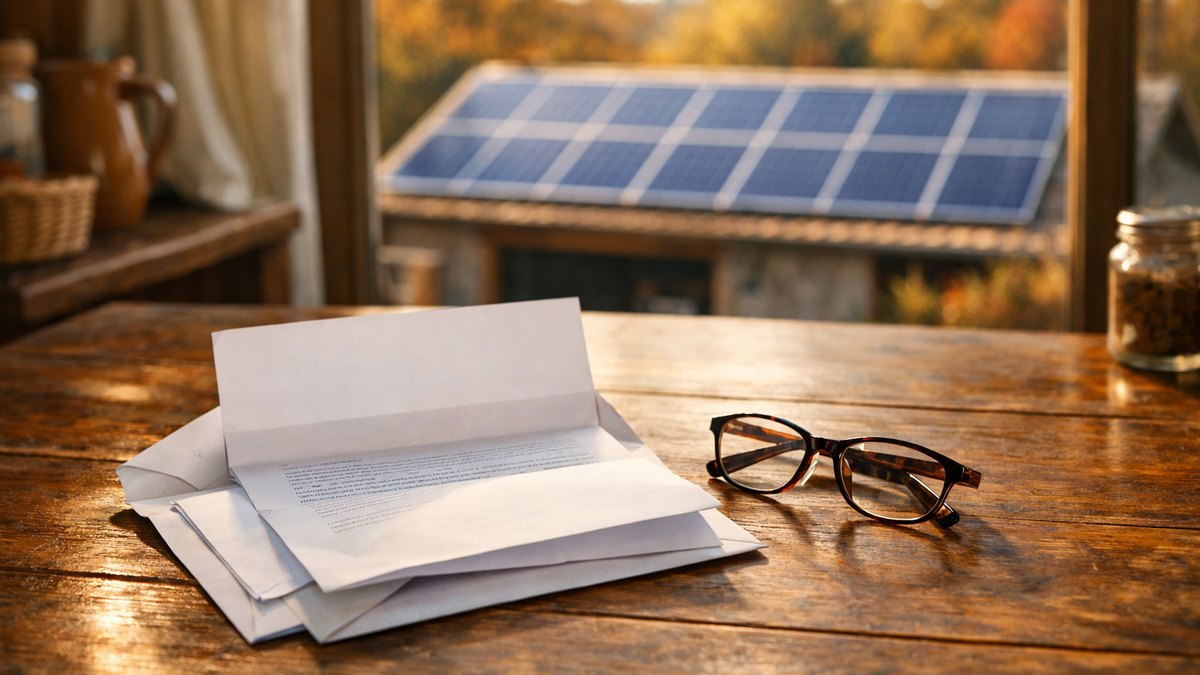 Il fait poser douze panneaux solaires sur son toit pour revendre son surplus : le contrat signé affiche quatre centimes le kilowattheure