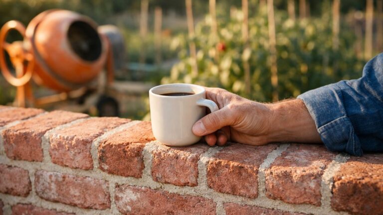Il fait rejointoyer le vieux mur de briques entre deux jardins près d'Albi : son voisin refuse de payer et sort un acte notarié de 1958