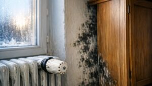 Il ferme les radiateurs de deux chambres d'amis tout l'hiver à Metz : en février, des taches noires courent derrière les armoires