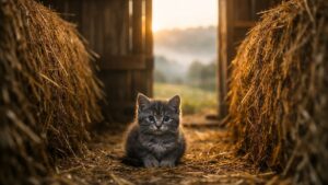 Il garde le chaton trouvé dans sa grange du Cantal : un an plus tard, un gendarme lui parle d'une amende de 750 euros