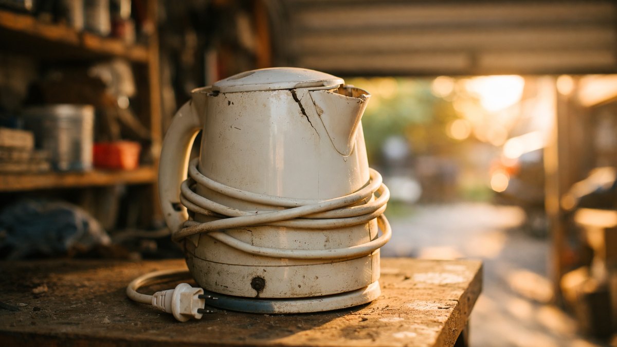 Il garde sa bouilloire cassée au garage depuis deux ans : au supermarché, le vendeur la reprend sans lui faire acheter quoi que ce soit