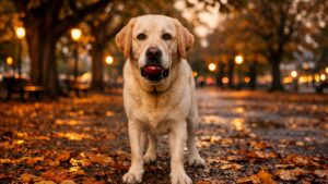 Il lance des marrons d'Inde à son labrador dans un parc de Lille : un soir, le chien refuse sa gamelle et reste couché