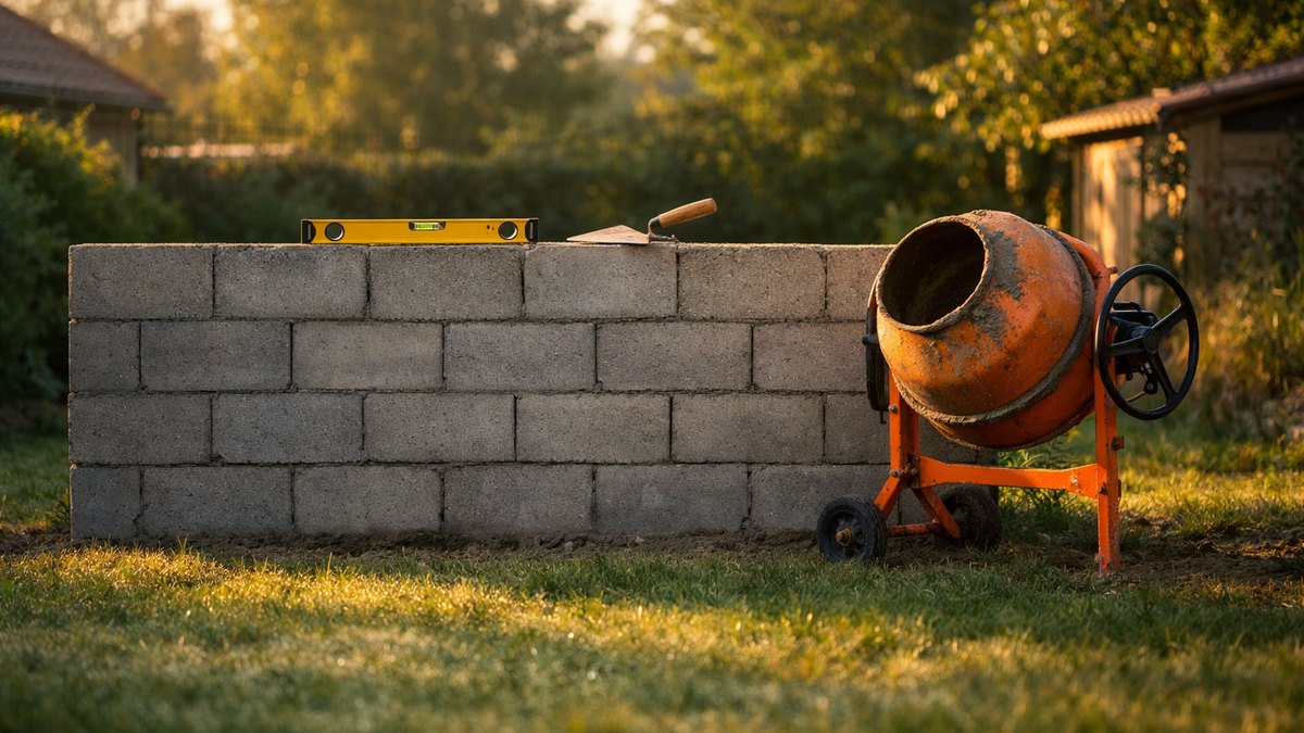 Il monte un mur de parpaings pour ne plus voir son voisin : en novembre, la mairie de Nantes lui réclame une déclaration préalable