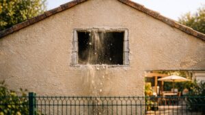 Il perce une fenêtre dans son pignon pour éclairer l'escalier : trois semaines plus tard, son voisin lui demande de la reboucher entièrement