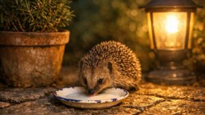 Il pose chaque soir une soucoupe de lait pour le hérisson du jardin : trois semaines plus tard, l'animal titube sur la pelouse, le ventre creux