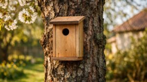 Il pose un nichoir à mésanges un dimanche d'avril près de Mâcon : deux printemps plus tard, aucun oiseau n'a franchi le petit trou rond