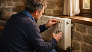 Il purge les huit radiateurs de sa maison un samedi d'octobre près de Reims : le lundi matin, la chaudière affiche un code rouge et refuse de repartir