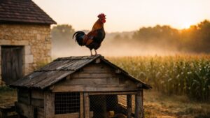 Il quitte Paris pour un village de Dordogne en septembre : trois semaines plus tard, il écrit au maire contre le coq du voisin