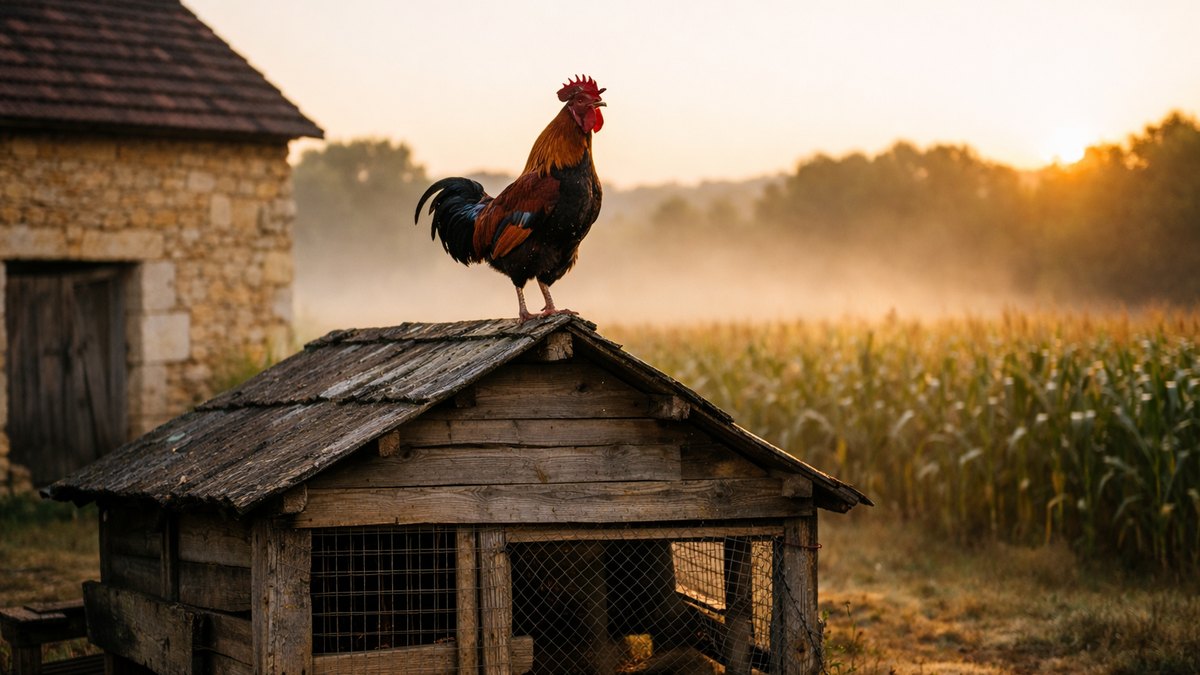 Il quitte Paris pour un village de Dordogne en septembre : trois semaines plus tard, il écrit au maire contre le coq du voisin