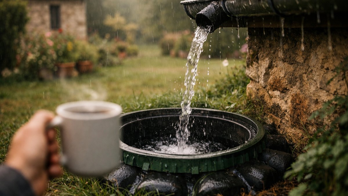Il raccorde sa cuve d'eau de pluie aux toilettes près de Poitiers : un an plus tard, sa facture d'assainissement n'a pas bougé d'un centime