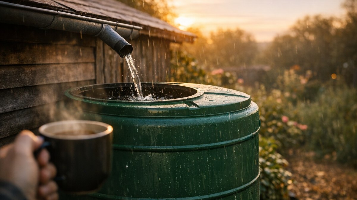 Il raccorde sa nouvelle cuve d'eau de pluie aux toilettes de sa maison : quatre mois plus tard, un courrier de la mairie arrive dans sa boîte