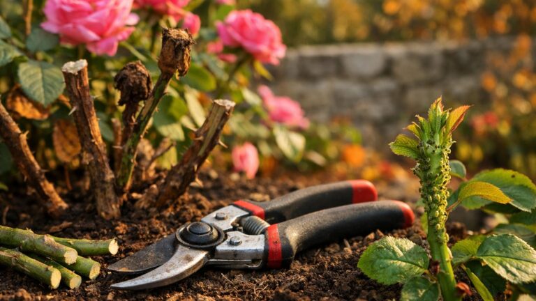 Il rase chaque tige fanée de son jardin nantais à la mi-octobre : au printemps, ses rosiers croulent sous les pucerons sans une seule coccinelle
