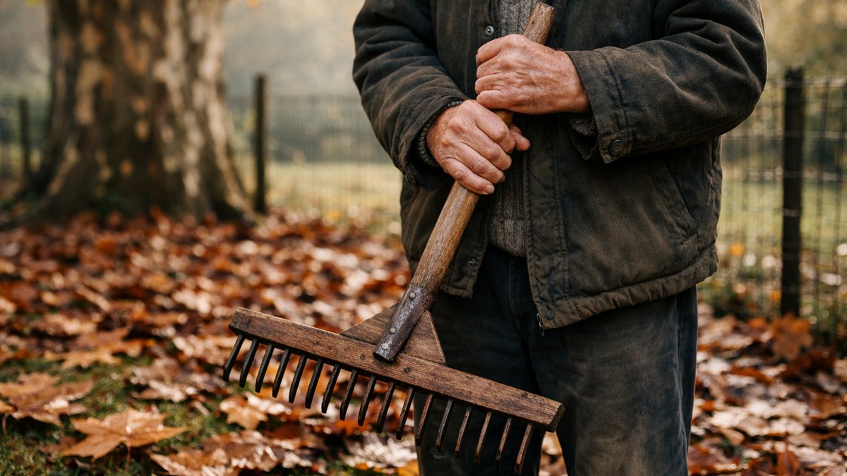 Il ratisse chaque automne les feuilles du platane voisin près d'Agen : cette année, une facture de jardinier glissée dans la boîte d'à côté