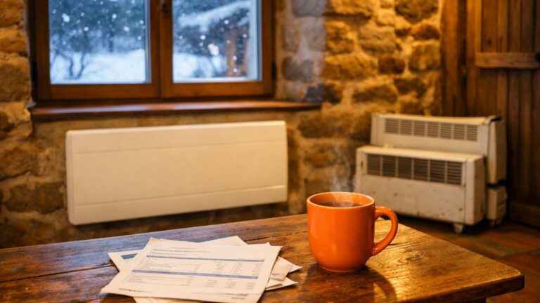 Il remplace ses vieux convecteurs par des radiateurs à inertie près de Clermont : l'hiver suivant, sa facture d'électricité baisse de quarante euros seulement